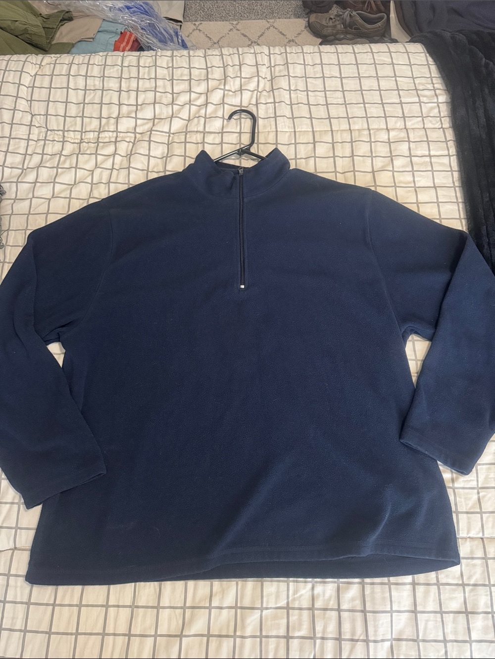 Old Navy Navy Half-Zip Fleece Pullover